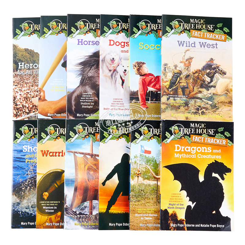 Magic Tree House Fact Tracker 神奇树屋小百科系列第二季10册 英文原版 儿童桥梁章节书 中小学分阶书籍 7-12岁 - 图1