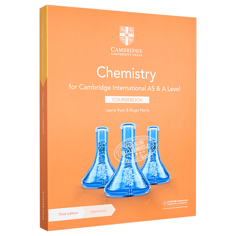 Cambridge International AS ALevel Chemistry Coursebook 正版剑桥国际AS Alevel考试化学教材课本带线上账号 - 图3