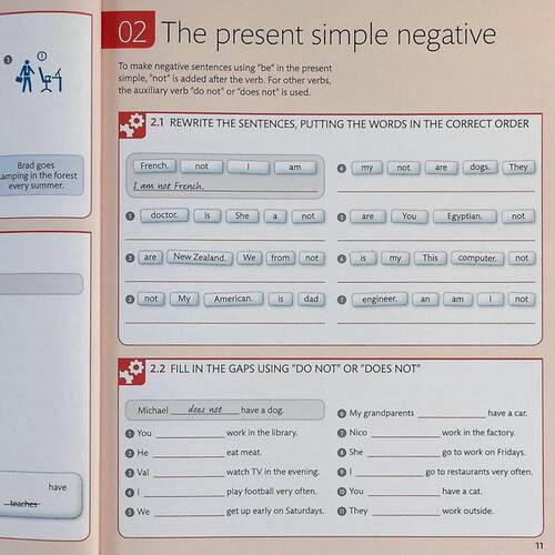 DK English for Everyone 系列 语法练习册 英文原版 Grammar Guide Practice Book 新视觉 人人学英语 日常综合训练单词参考 - 图1