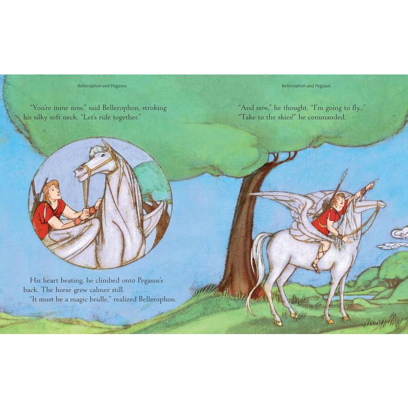 插画故事 希腊神话 精装 Illustrated Stories from the Greek Myths 英文原版小初文学 儿童故事书 西方神话传说 大音