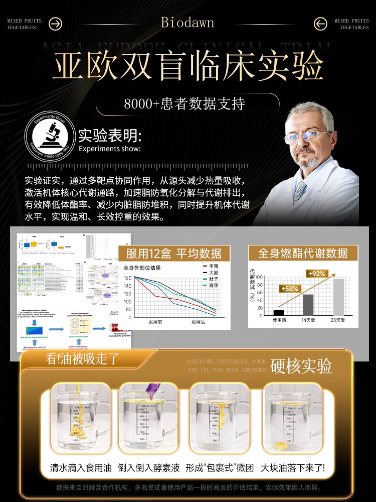 进口西梅酵素果冻清益生元肠排燃宿便毒蔬孝减官方脂肥旗舰店正品