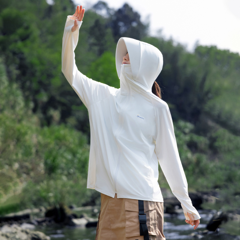 奥芭菲防晒衣女夏季外套开衫防晒服防紫外线冰丝原纱薄透气奥巴菲