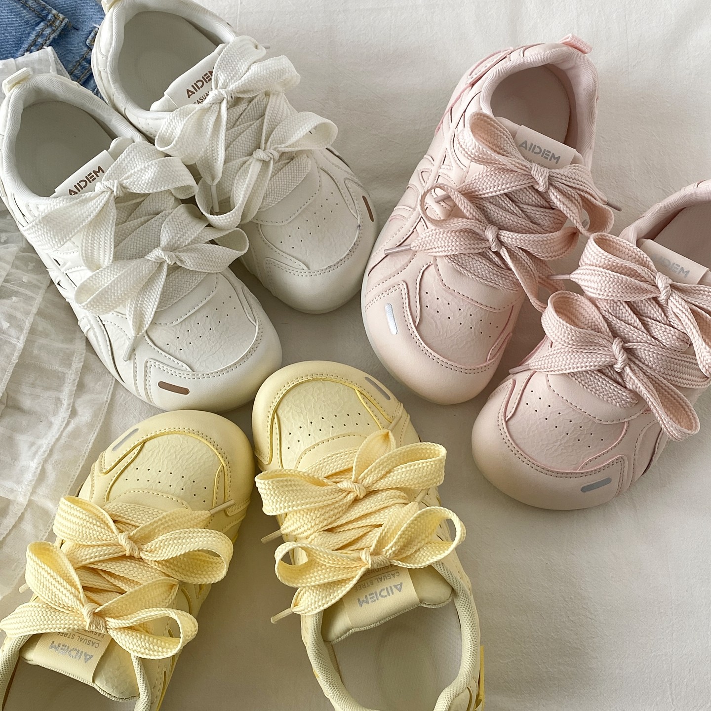 喜叔小众粉色德训板鞋女款2025新款夏季丑萌大头运动鞋软底阿甘鞋,淘宝优惠券,粉丝福利购,淘宝优惠卷