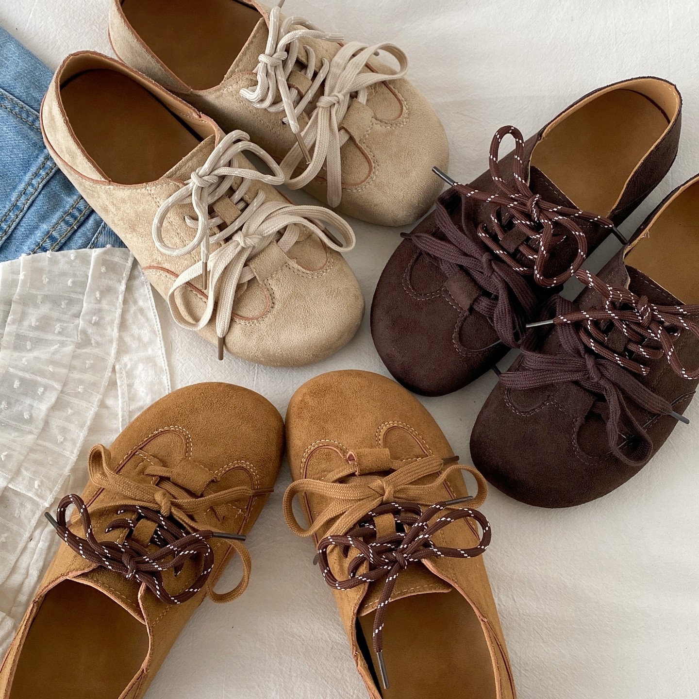 喜叔爆款棕色复古平底全包勃肯鞋女2025新款秋季配裙子软底单鞋子,淘宝优惠券,粉丝福利购,淘宝优惠卷