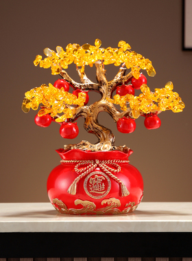 时代印象树脂招财新中式摆件