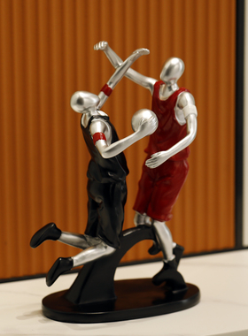 创意树脂篮球运动员装饰摆件