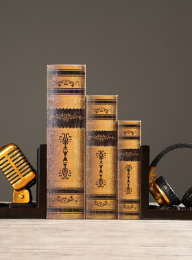 欧美式麦克风卧室工艺品礼物书挡