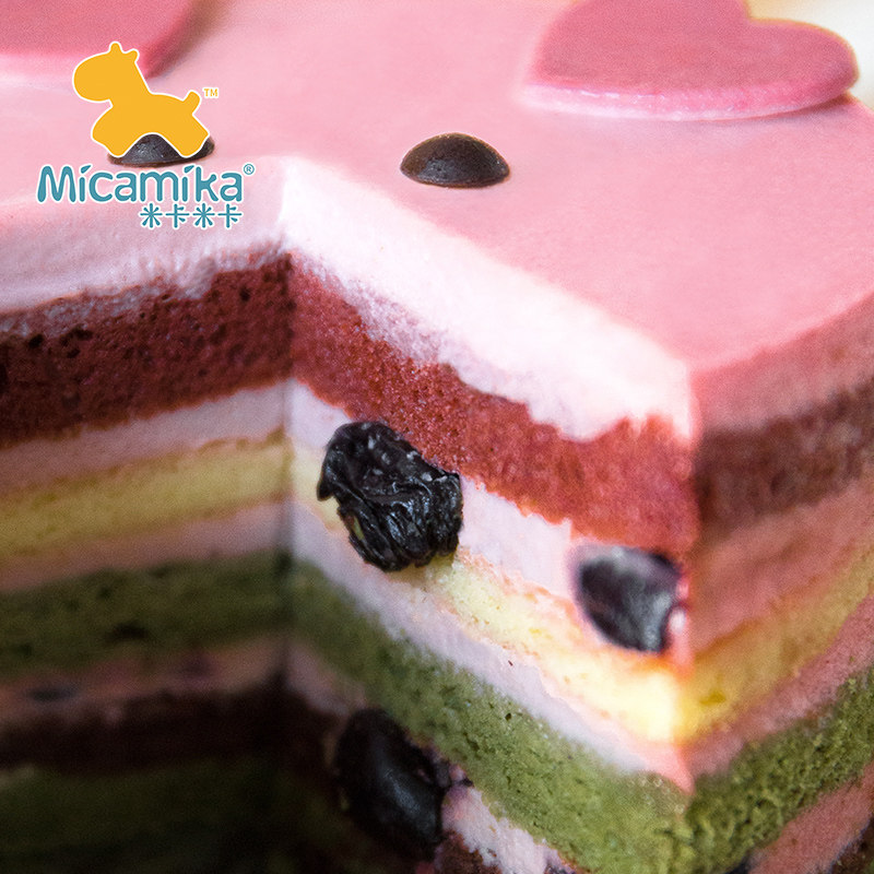 micamika创意生肖生日蛋糕慕斯小猪 米卡米卡食品新鲜蛋糕