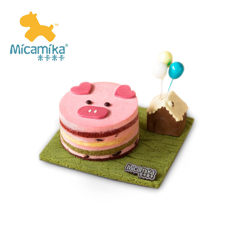micamika创意生肖生日蛋糕慕斯小猪 米卡米卡食品新鲜蛋糕