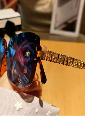 保罗雷朋2025新款墨镜潮流偏光太阳眼镜女时尚水钻大框墨镜防紫外