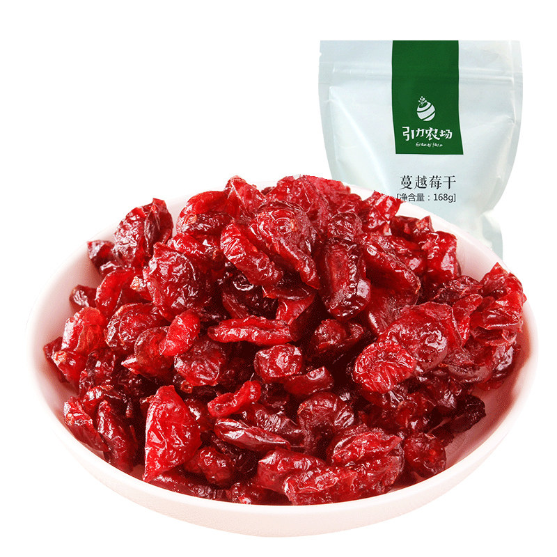 蔓越莓干烘焙牛轧糖雪花酥水果干 引力农场蔓越莓干
