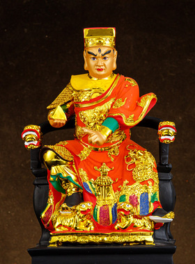 华光大帝马元帅师祖树脂佛像神像家居摆件玄关工艺品七彩极彩16寸