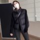 白鸭绒羽绒马甲女短款背心秋冬2025新款立领高级感小个子坎肩外穿