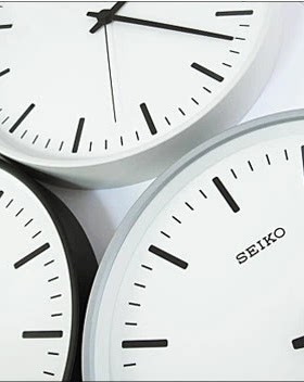 SEIKO精工电波白色KX308电波挂钟