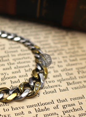 潮人复古做旧马鞭链手链