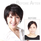 Японская челка на макушку изготовленная из настоящих волос, парик, шлем для пожилых людей для матери, популярно в интернете, для среднего возраста