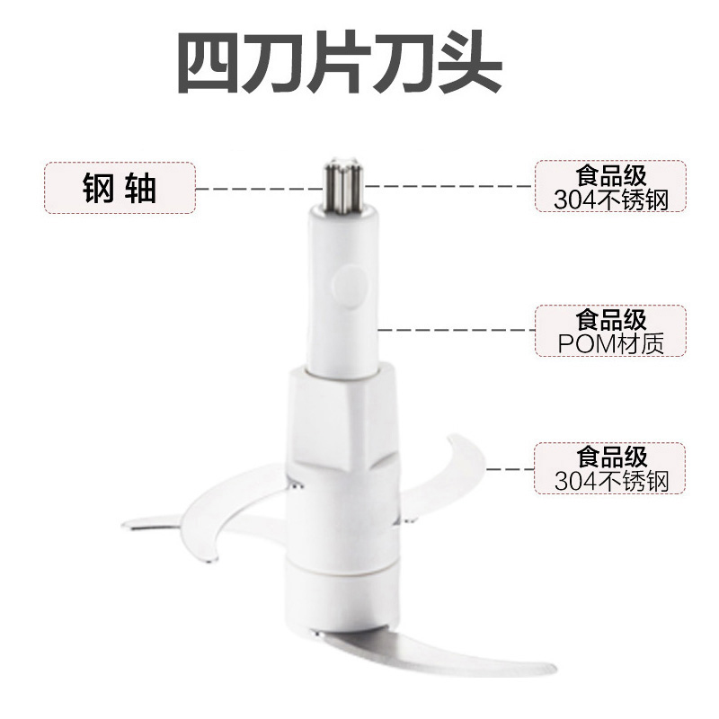 小熊绞肉机刀头配件原装刀片QSJ-B02Q1/B03H2/B03E1/C03G5/D03P3 - 图2