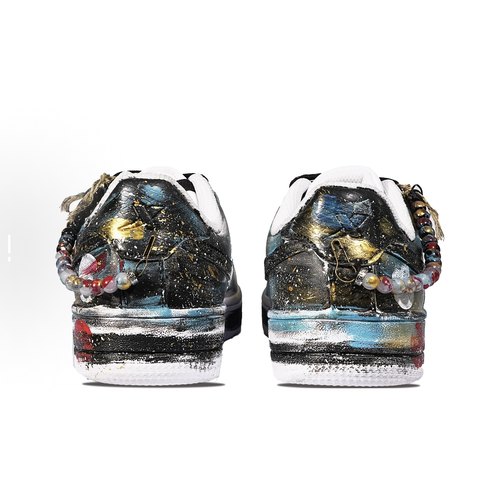 【定制球鞋】Xtep/特步 空军一号防滑运动风 板鞋881218319851-8 - 图2