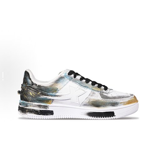 【定制球鞋】Xtep/特步 空军一号防滑运动风 板鞋881218319851-8 - 图0