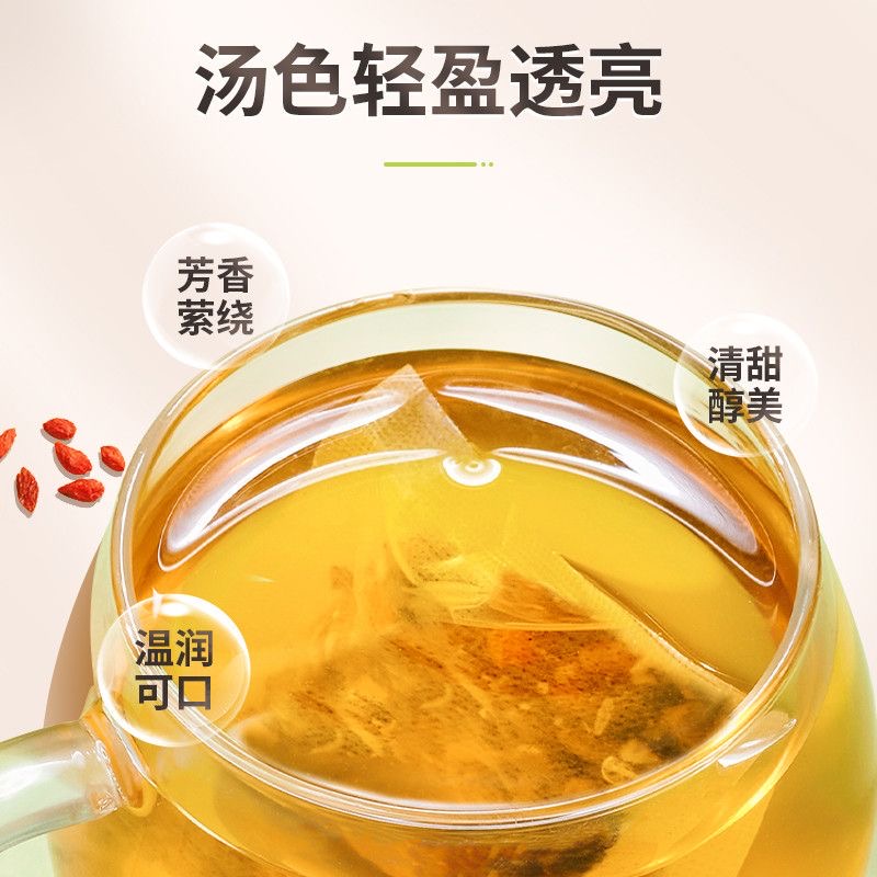 北京同仁堂金银花菊花决明子茶去肝火养肝护肝官方旗舰店官网正品