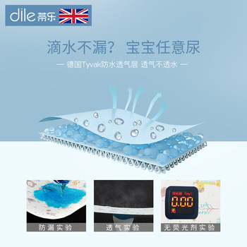 Tile pad urine pad baby waterproof washable cotton gauze breathable non-slip sheet pad ອະນຸບານ nap ດູໃບໄມ້ລົ່ນແລະ summer