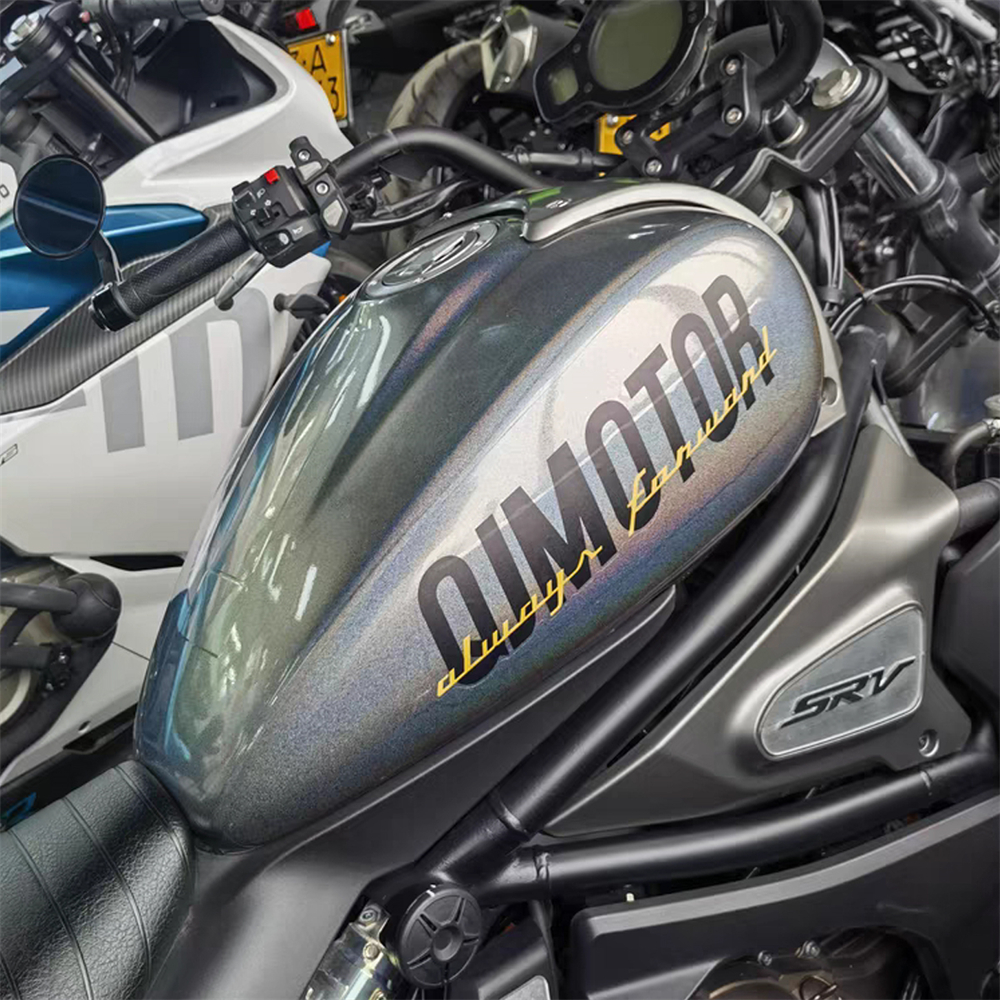 钱江闪300S闪500S原厂贴原车复刻贴纸验车恢复原貌防水拉花油箱贴 - 图2