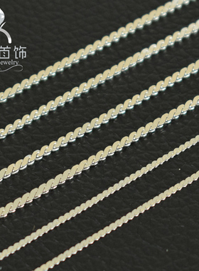 纯银情侣项链字母短款时尚饰品