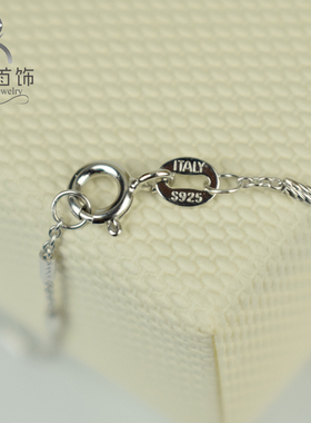 纯银日韩风十字链