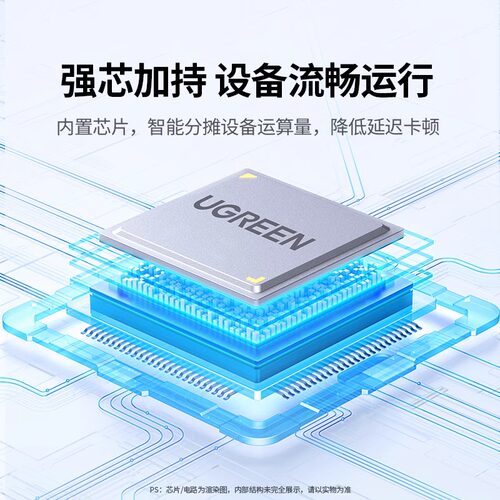 绿联USB扩展器插头多口集分线器接口转换3.0台式外接供电typec拓展坞hub延长线一拖四笔记本电脑平板手机usp - 图3