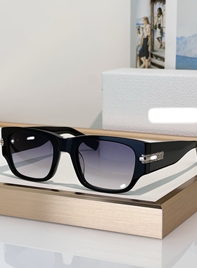 欧美方形板材宽腿男女遮阳潮墨镜