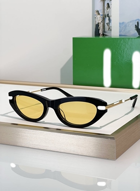 欧美防晒中小女舒适猫眼街拍墨镜