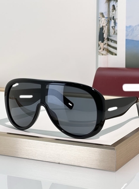 欧美遮脸显瘦女防晒椭圆一体风镜