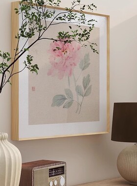 新中式工笔花鸟装饰画客厅餐厅