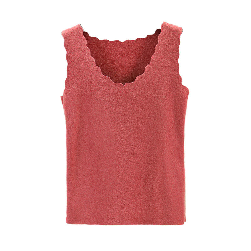 贴身德绒保暖背心女秋冬季无痕内搭吊带棉马甲加绒加厚V领打底衫,淘宝优惠券,粉丝福利购,淘宝优惠卷