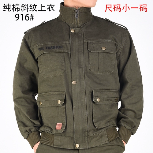 Осенний хлопковый износостойкий лонгслив для работы, рабочая одежда, защита от ожогов, увеличенная толщина, делается под заказ