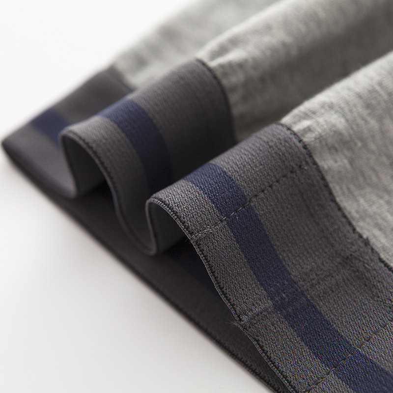 纯棉内裤男士平角裤运动休闲宽松大码简约舒适青年U凸设计四角裤,淘宝优惠券,粉丝福利购,淘宝优惠卷