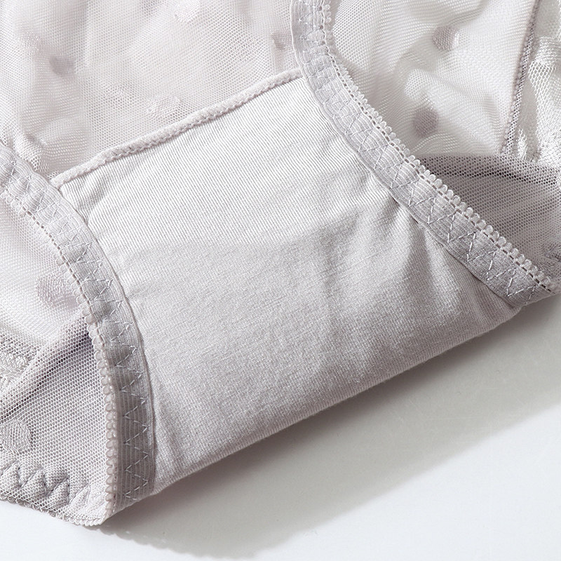 内裤女高腰蕾丝纯棉底裆无痕女士透气简约包臀少女日系大码三角裤,淘宝优惠券,粉丝福利购,淘宝优惠卷