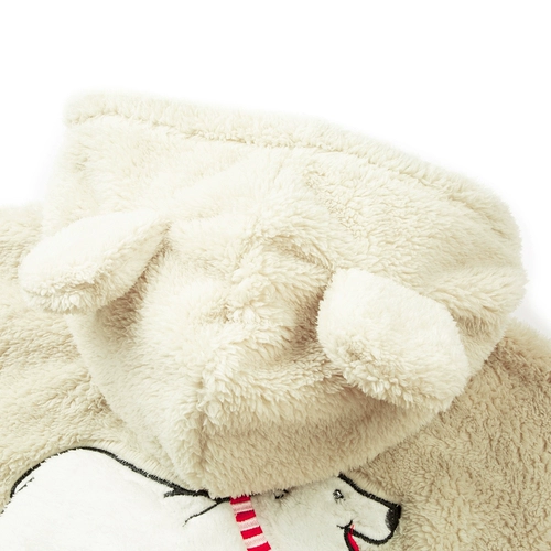 GXG Демисезонная коралловая бархатная утепленная мультяшная пижама, удерживающий тепло банный халат