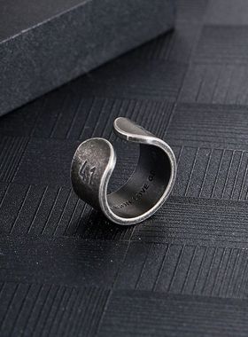 个性嘻哈GD权志龙1314钛钢开口戒指日韩潮流开口指环百搭手饰品