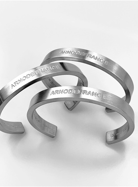 纯银开口小众设计风高级感手环