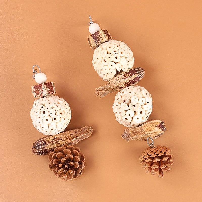 8玖-鹦鹉藤球通草球啃咬玩具陪伴磨牙互动解闷发泄玄风虎皮鸟用品,淘宝优惠券,粉丝福利购,淘宝优惠卷