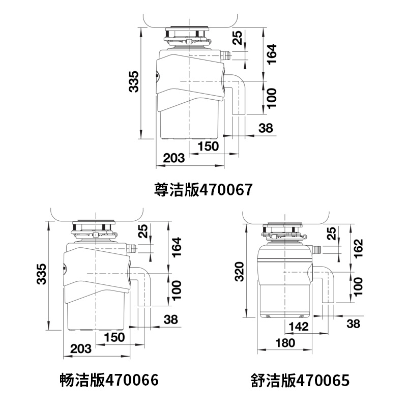 BLANCO铂浪高FWD新款厨房食物垃圾处理器厨余机交流大功率静音-图1