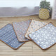 Double-sided plush cartoon paw print dual-purpose pet mat