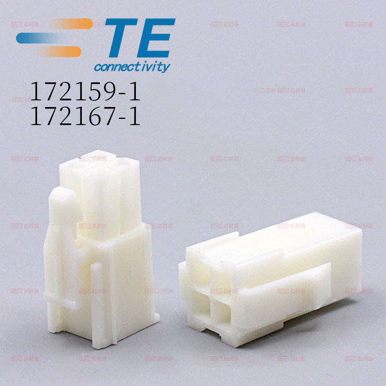 TE泰科 AMP连接器172159-1 172167-1公母接插件4P双排现货_虎窝淘
