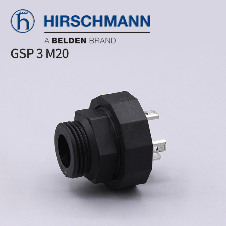 赫斯曼接头插头Hirschmann插座GSP 3 M20电液控制电磁阀A型连接器 - 图2