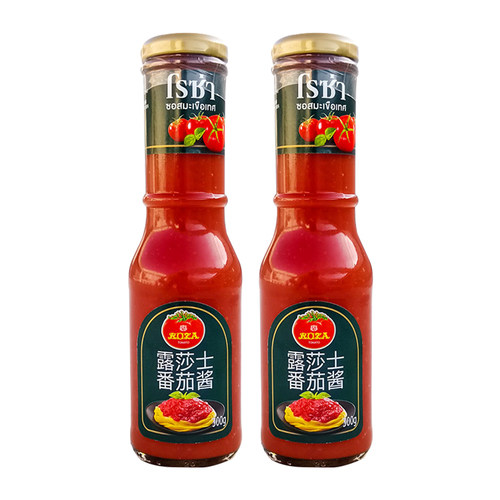 露莎士泰国进口番茄沙司牛排披萨番茄酱300g*2瓶 - 图3