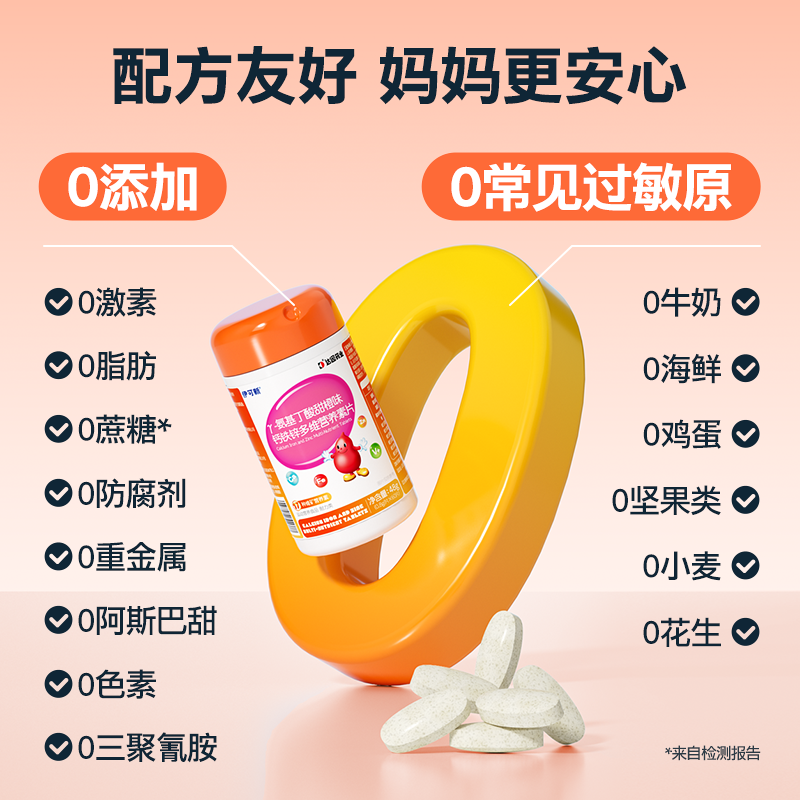 伊可新γ-氨基丁酸钙铁锌多维营养素片儿童钙赖氨酸黄金期补充,淘宝优惠券,粉丝福利购,淘宝优惠卷