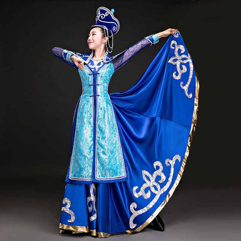 民族舞成人大气个性夏季新款演出服 凤乐谷民族服装/舞台装