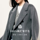 [100%绵羊毛]TKY SHOP经典双排扣长款大衣女冬新款老钱风毛呢外套
