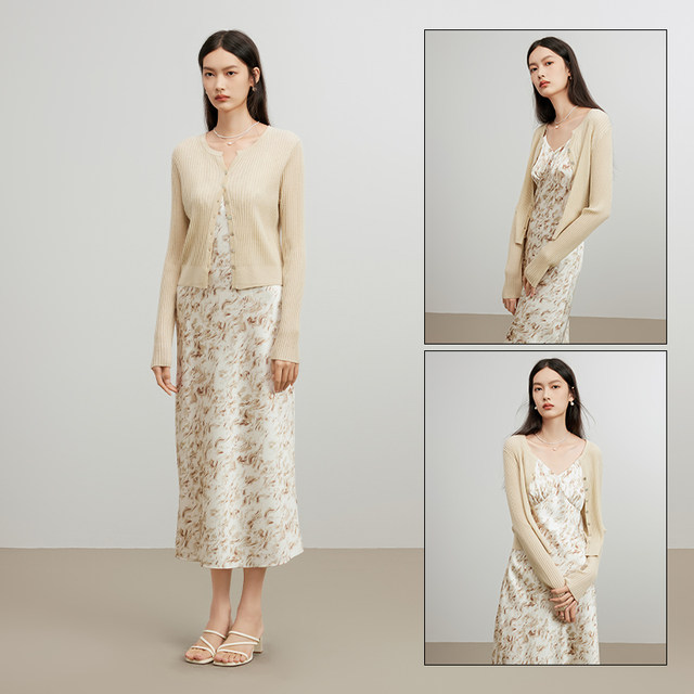 TKYSHOP Fashion Printed Sling Dress